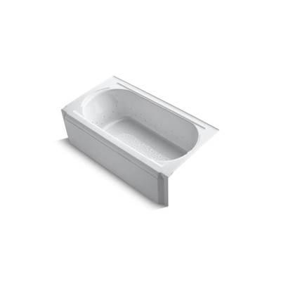 Kohler Memoirs 60'' X 33-3/4'' Alcove Bubblemassagee Air Bath with Polished Chrome Airjet Color... by Kohler