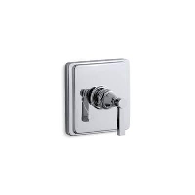 Kohler Pinstripe Pure Rite-temp Valve Trim with Lever Handle - Polished Chrome