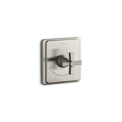 Kohler Pinstripe Pure Mastershower Temperature Control Valve Trim with Lever Handle - Vibrant... by Kohler