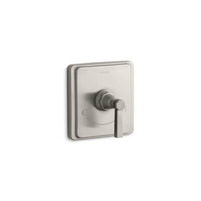 Kohler Pinstripe Mastershower Temperature Control Valve Trim with Lever Handle - Vibrant Brushed... by Kohler