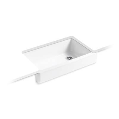 Whitehaven 35-1/2'' undermount single-bowl farmhouse kitchen sink