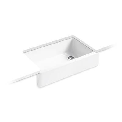 Whitehaven 35-3/4'' undermount single-bowl farmhouse kitchen sink