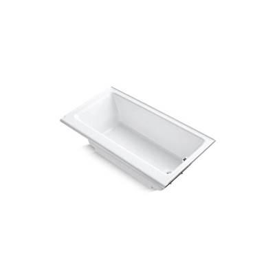 Highbridge 60'' x 32'' alcove bath with enameled apron and right-hand drain - White by Kohler