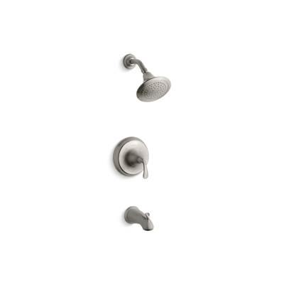 Fort1/2 Rite-Temp bath and shower trim kit, 2.5 gpm, slip-fit spout - Vibrant Brushed Nickel by Kohler