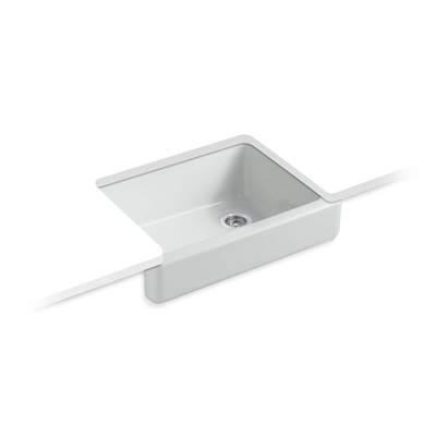 Whitehaven 29-1/2'' undermount single-bowl farmhouse kitchen sink - Ice Grey
