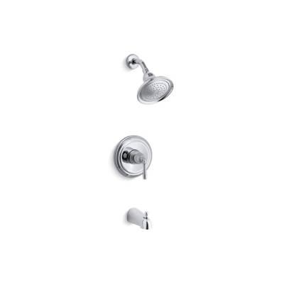Devonshire Rite-Temp bath and shower trim with slip-fit spout and 2.5 gpm showerhead by Kohler