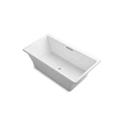 Rêve 66-15/16'' x 36'' freestanding bath with Brilliant Blanc base