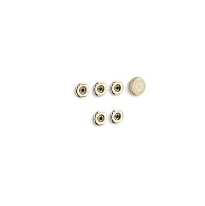 Flexjet Whirlpool trim kit with five jets - Vibrant French Gold by Kohler
