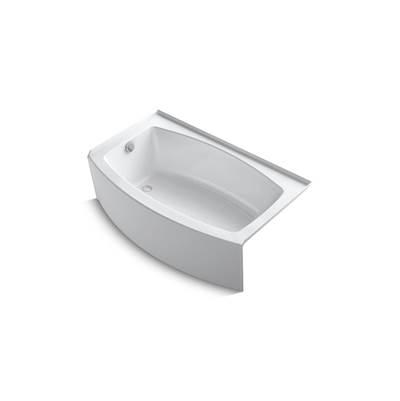 Expanse 60'' x 30'' alcove bath, left drain - White by Kohler