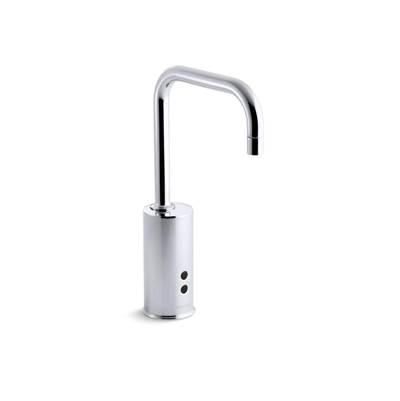 Gooseneck Touchless faucet with InsightE technology, Hybrid-powered - Polished Chrome by Kohler