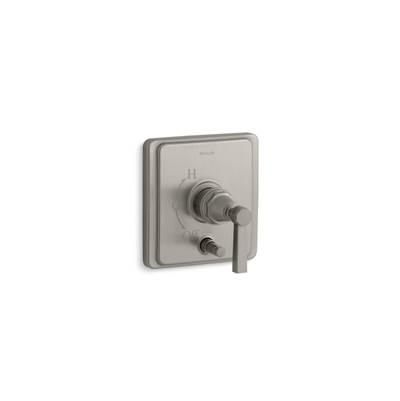 Kohler Pinstripe Rite-temp Valve Trim with Push-button Diverter and Lever Handle - Vibrant... by Kohler