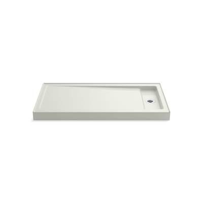 Bellwether 60'' x 32'' alcove shower base, right offset drain