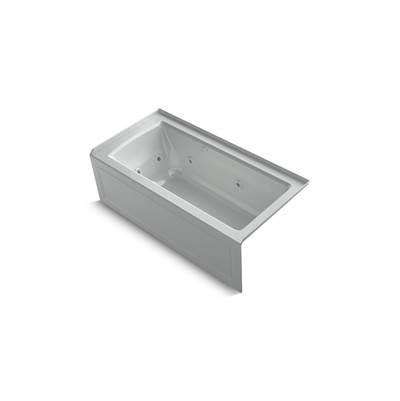 Archer 60'' x 30'' alcove Heated BubbleMassageE air bath and whirlpool, right drain