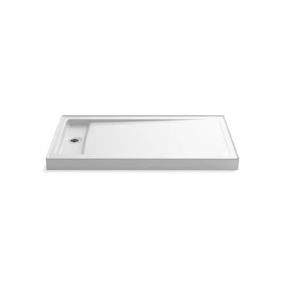 Bellwether 60'' x 34'' alcove shower base, left offset drain by Kohler