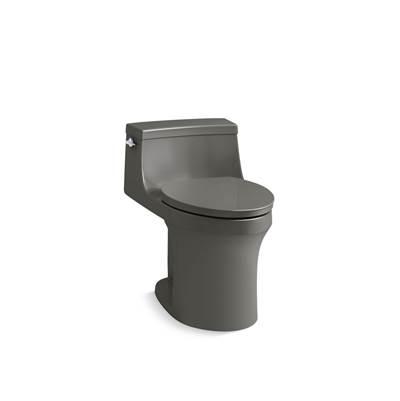 San Souci One-piece compact elongated toilet with concealed trapway, 1.28 gpf