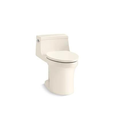 San Souci One-piece compact elongated toilet with concealed trapway, 1.28 gpf