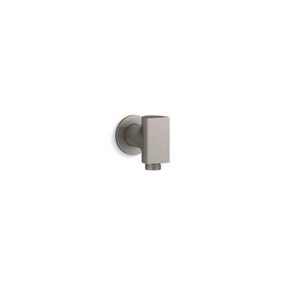 Exhale Wall-mount supply elbow - Vibrant Brushed Nickel by Kohler
