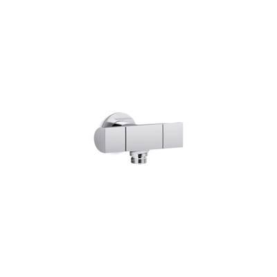 Exhale Wall-mount handshower holder with supply elbow and volume control