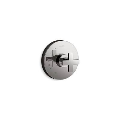 Composed Rite-Temp valve trim with cross handle by Kohler