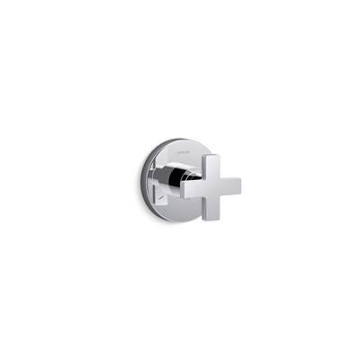 Composed MasterShower transfer valve trim with cross handle by Kohler