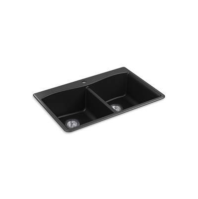 Kohler | Kennon | Drop In Kitchen Sink - Matte Black