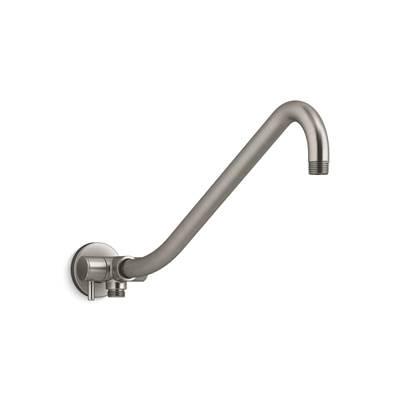 Gooseneck Rainhead arm with 3-way diverter - Vibrant Brushed Nickel