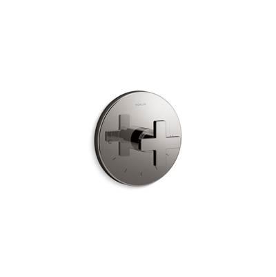 Composed MasterShower temperature control valve trim with cross handle by Kohler