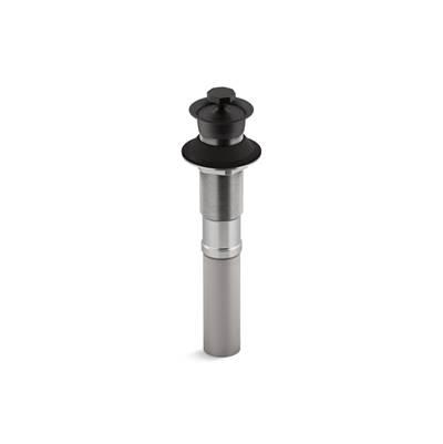 Bathroom sink drain with non-removable metal stopper and without overflow by Kohler