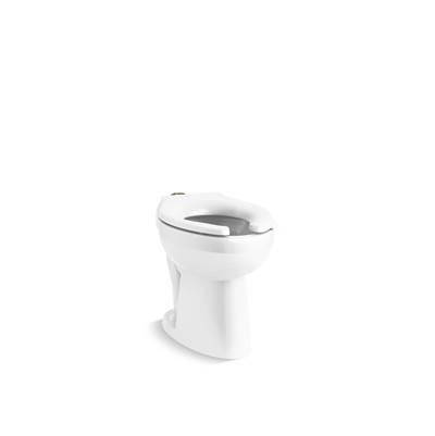 Kohler Highcliff Ultra Flushometer Bowl | 1.0-1.6 GPF | Elongated | Top Spud - White by Kohler