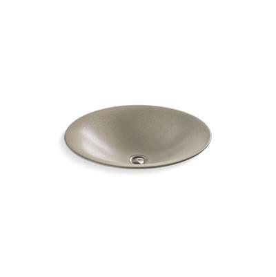 Shagreen Carillon 17-1/2'' round drop-in bathroom sink, no overflow by Kohler