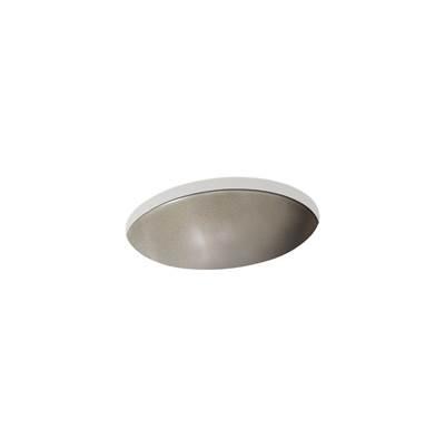 Shagreen Caxton 19-1/4'' oval undermount bathroom sink, no overflow by Kohler