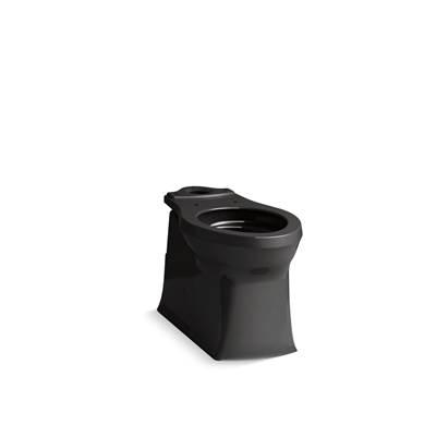 Corbelle Elongated toilet bowl with skirted trapway
