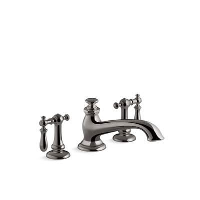 Artifacts Deck-mount bath spout with flare design by Kohler