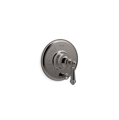 Artifacts Rite-Temp valve trim with push-button diverter and lever handle by Kohler
