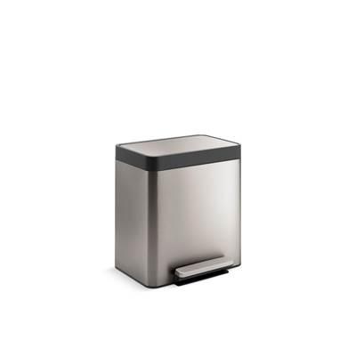 8-gallon stainless steel step trash can