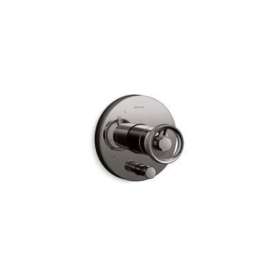 Components Rite-Temp valve trim with Industrial handle and diverter by Kohler