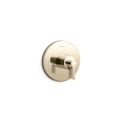Components MasterShower temperature control valve trim with Lever handle by Kohler