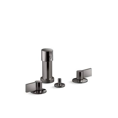 Components Widespread bidet faucet with Lever handles by Kohler