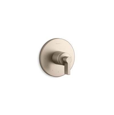 Components MasterShower temperature control valve trim with Lever handle by Kohler
