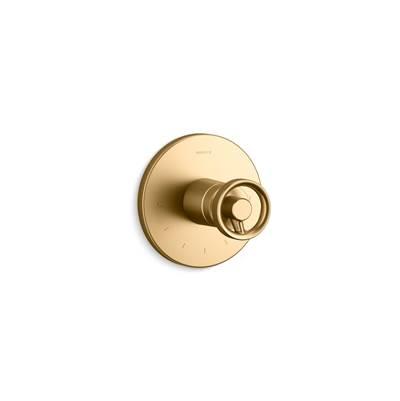 Components MasterShower temperature control valve trim with Industrial handle by Kohler