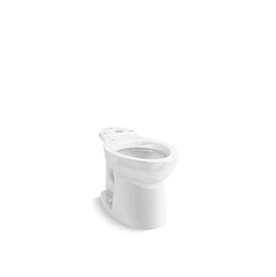 KingstonE Elongated toilet bowl - White