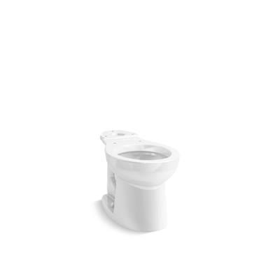 KingstonE Round-front toilet bowl - White