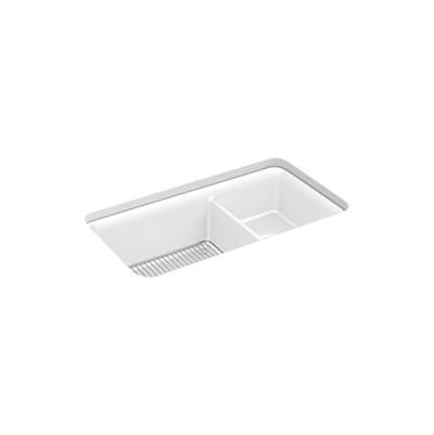 Cairn 33-1/2'' undermount double-bowl kitchen sink by Kohler