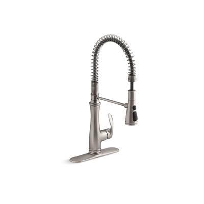 Bellera Semi-professional kitchen sink faucet with three-function sprayhead