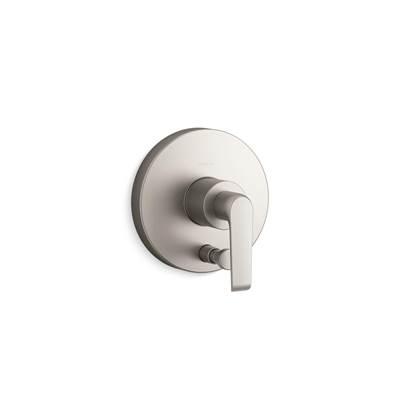 Avid Rite-Temp valve trim with push-button diverter by Kohler