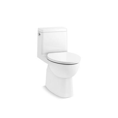 Reach One-piece compact elongated toilet with skirted trapway, 1.28 gpf by Kohler
