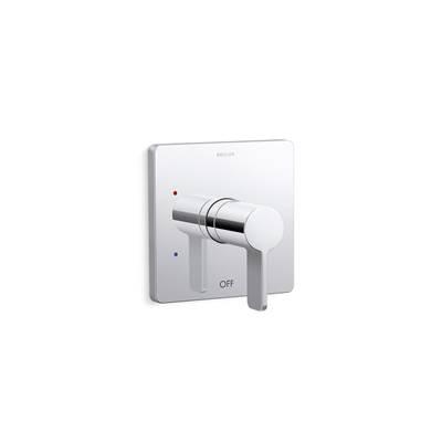 Kohler Parallel Rite-temp Shower Valve Trim - Polished Chrome by Kohler
