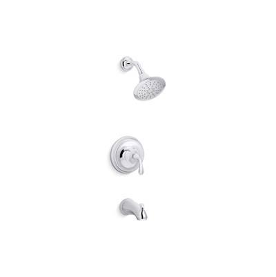 Fort1/2 Rite-Temp bath and shower trim kit, 1.75 gpm, slip-fit spout - Polished Chrome by Kohler