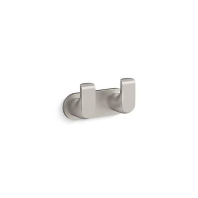 Avid Double robe hook by Kohler