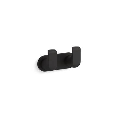 Avid Double robe hook by Kohler